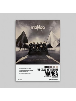 Orendart Manga - We Could Be The Same Spotify Çerçeveli - Çerçevesiz Poster Tablo