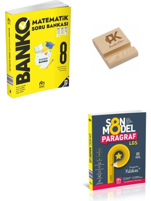 Model Eğitim Yayıncılık Model Lgs 8. Sınıf Banko Matematik ve Paragraf Soru Bankası + Telefon Standı