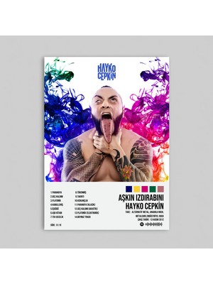Orendart Hayko Cepkin - Aşkın Izdırabını Albüm Spotify Çerçeveli - Çerçevesiz Poster Tablo