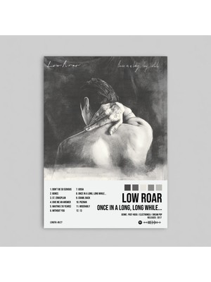 Orendart Low Roar - Once In A Long, Long Whıle...  Albüm Spotify Çerçeveli - Çerçevesiz Poster Tablo