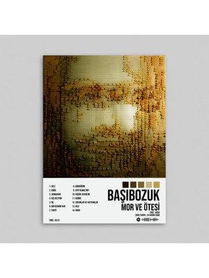 Orendart Mor ve Ötesi - Başıbozuk Albüm Spotify Çerçeveli - Çerçevesiz Poster Tablo