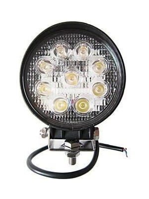 Çalışma Lambası 9 LED 27W Yuvarlak
