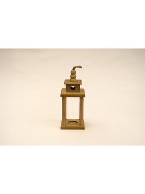 Feyza Design El Işçiliği Küçük Boy Direkli Fener ve Dekoratif Biblo Seti