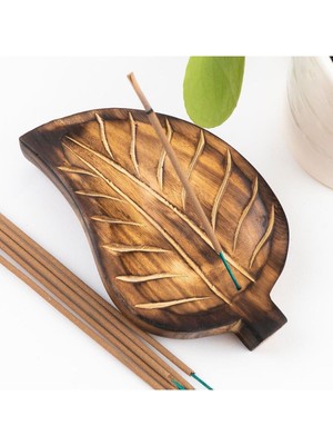 Feyza Design Doğa Temalı Ahşap Çubuk Tütsülük, Şık ve Zarif Tasarım