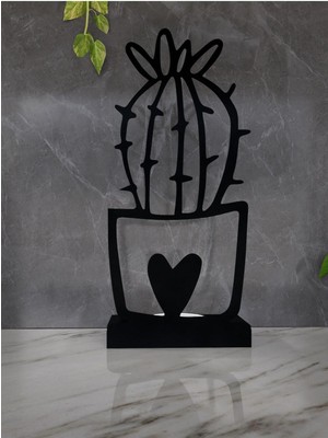 Feyza Design Şık Metal Mumluk Çifti, Modern ve Zarif Dekorasyon Aksesuarı