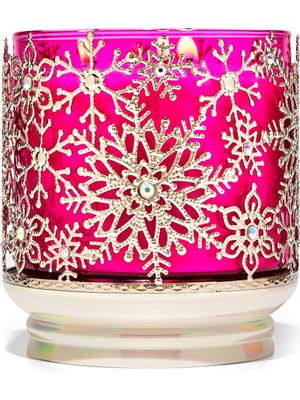 Feyza Design El Işlemeli Kar Tanesi Mumluk, Şık ve Zarif Dekorasyon Parçası