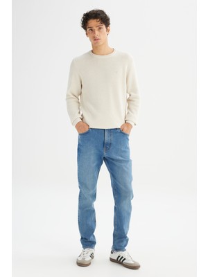 Lee Austin Pamuklu Straight Fit Esnek Jean Denim Kot Pantolon