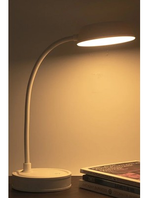 Feyza Design Şarjlı Dokunmatik LED Çalışma ve Okuma Lambası, Esnek ve Çok Seviyeli Işık