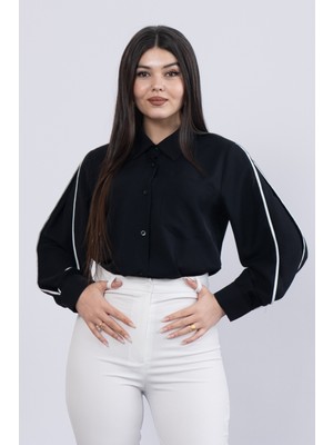 Missvina Floş Classic Cepli Bluz 70000