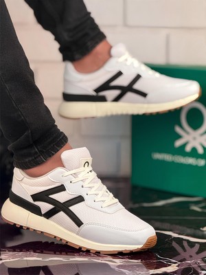 Benetton Erkek Koşu Spor Ayakkabısı Sneaker