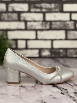 OXI Kadın Stiletto Kare Topuk Yuvarlak Burun