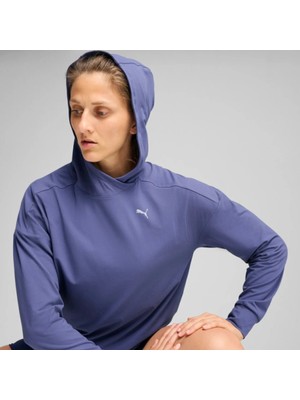 Puma Kadın Mavi Puma Cloudspun Hoodıe Mavi Kadın Hoodie