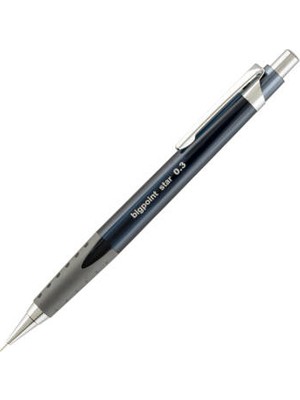 Bigpoint Star Versatil Kalem, 0.3 Mm, Metal Uçlu, Siyah