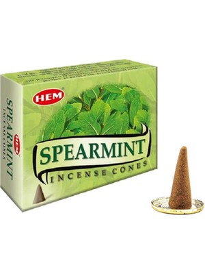 Lorvento Spearmint Konik Tütsü Seti (120 Adet) – Metal Altlıklı, Ferah Nane Esintisi