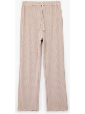 Koton Beli Bağlamalı Rahat Kesim Pijama Altı