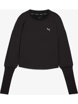 Puma Kadın Siyah Puma Studıo Cloudspun Crew Siyah Kadın Sweatshirt