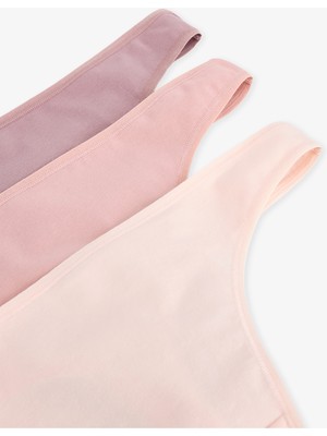 Penti Renkli Deep Clay 3'lü Pamuklu Tanga Külot