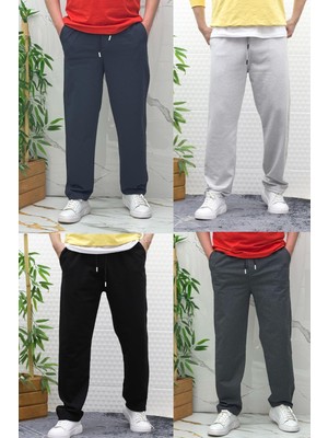 Wafrazon 4 Adet Baggy Erkek Eşofman Altı