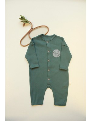 Oh la la Koala For Little Ones Good Vibes Düğmeli Bebek Tulum