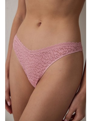 Penti Lila Easy Lace Dantel V Model Tanga Külot