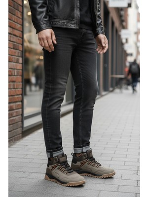 Kinetix Dartas Suya Dayanıklı Outdoor Erkek Bot Vizon Bağcıklı Suni Deri Malzeme ile Rahat