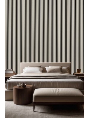 Decomila Mdf Ahşap Akustik Duvar Paneli 100X275 cm - Soft Gri (pvc) - Çizilmez