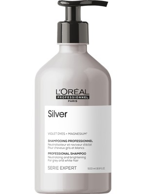 L'Oréal Professionnel L'ORÉAL Serie Expert Silver Renk Dengeleyici Mavi Şampuan 500ml Renk Koruyucu Özellik