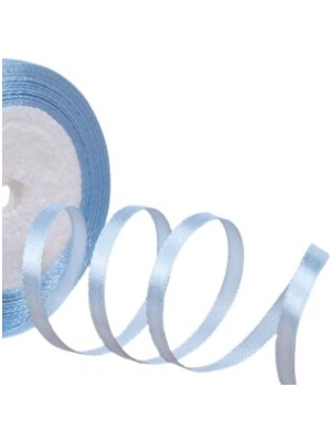 Nuvigo Saten Kurdele 3 Cm 10 Metre Bebe Mavisi