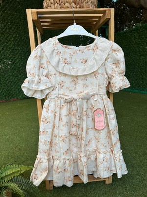 bebexy Yakalı Önü Dantelli Elbise