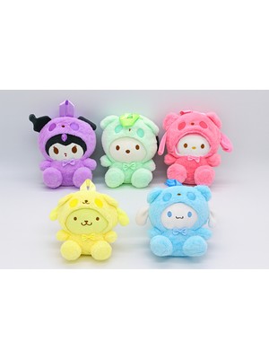Tbl Dekor Peluş Kawaii Kuromi My Melody ve Cinnamoroll Sırt Çantası