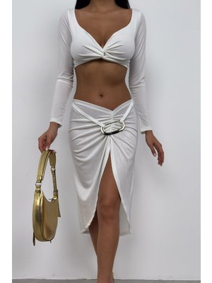 Toka Detay Asimetrik Etek