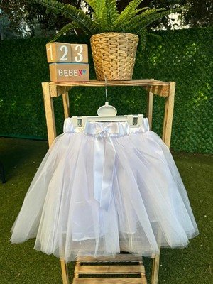 bebexy Tütü Gösteri Etek Beyaz