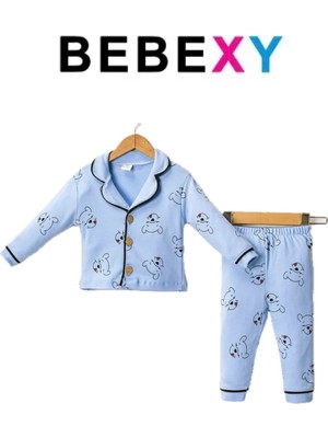 bebexy Winnie The Pooh  Pijama Takımı Mavi