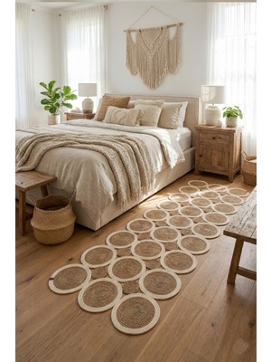 Bhr Creative Jüt Hasır Kilim Yolluk Paspas English Home Muadili Özel Tasarım