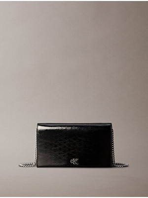 Calvin Klein Ck Kadın Metalik Zincir Detaylı Cüzdan