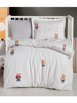bebexy Ayıcık Desenli  Bebek Nevresim Takımı