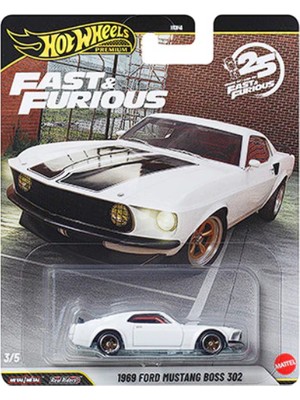 Hot Wheels Premium 2026 Fast & Furious 25TH Anniversary 1969 Ford Mustang Boss 302