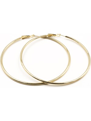 Sose Moda Zarif 5,5cm Gold Xuping Halka Küpe | Anti Alerjik ve Parlak Tasarım