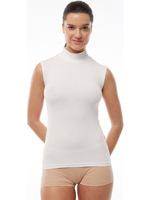 Malabadi Kadın Kolsuz Balıkçı Yaka Modal Body 1044