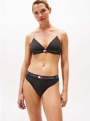 Tommy Hilfiger Kadın Gri Üçgen Külot