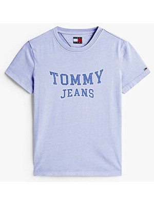 Tommy Hilfiger Kadın Açık Mavi Tişört