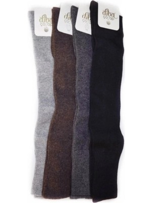 Diba 3 Adet Lambswool Yün Kışlık Kadın Diz Çorap