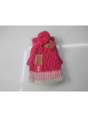 Kitti Kız Çocuk Nar Çiçeği Pembe Şapka