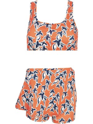 Neopy Kız Garson Jesse Şortlu Bikini Takım Envelop Etekli