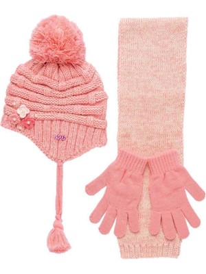 Kitti 4-8 Yaş Üçlü Takım Pembe K9941