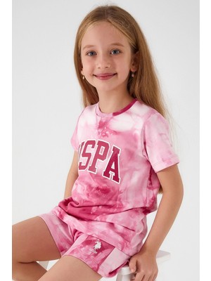 U.S. Polo Assn. US1422-LS2023IY Kız Çocuk Şort Takım