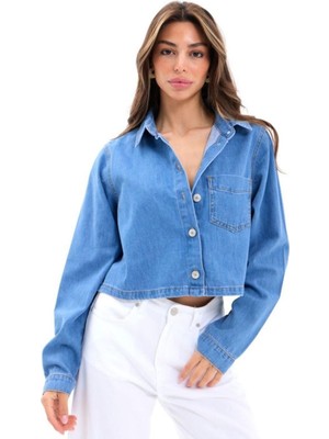 7367 Kot Gömlek-Mavi