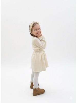 Butik Kız Çocuk %100 Pamuklu Özel Tasarım Elbise