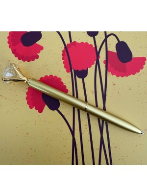 MYK Hediye ve Sanat Atölyesi Premium Roller Kalem Kişiye Özel Tektaşlı Metal Kalem Roller  Imza Kalemi