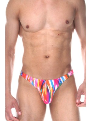 Marsilyan Çok Renkli Erkek  Tangası